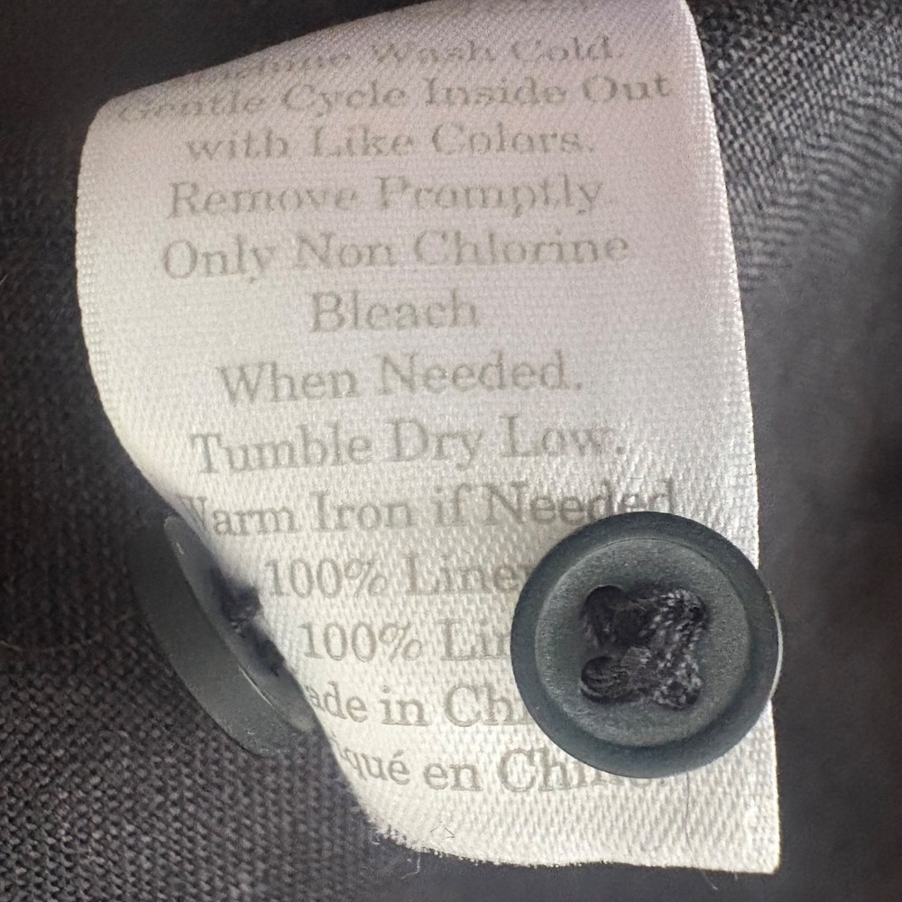 Everlane Black 100% Linen Button Shirt Dress XXS - Picture 13 of 15